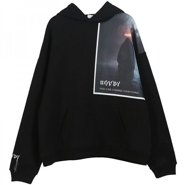 #Ovdy 19fw national fashion original designer master theme classic patch style Fleece Hoodie
