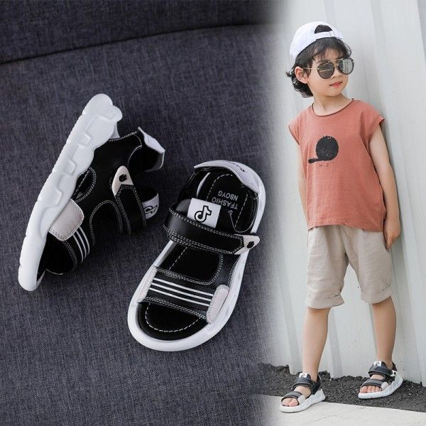 Korean fashion children's sandals boy 2020 summer ...