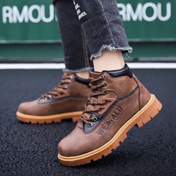 Children's shoes autumn and winter 2019 new children's men's shoes casual shoes a hair substitute Martin boots wholesale
