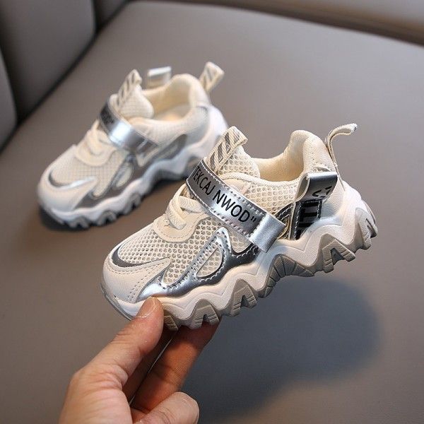 2020 summer new boys and girls' small and medium-sized children's mesh shoes antiskid sneakers baby shoes
