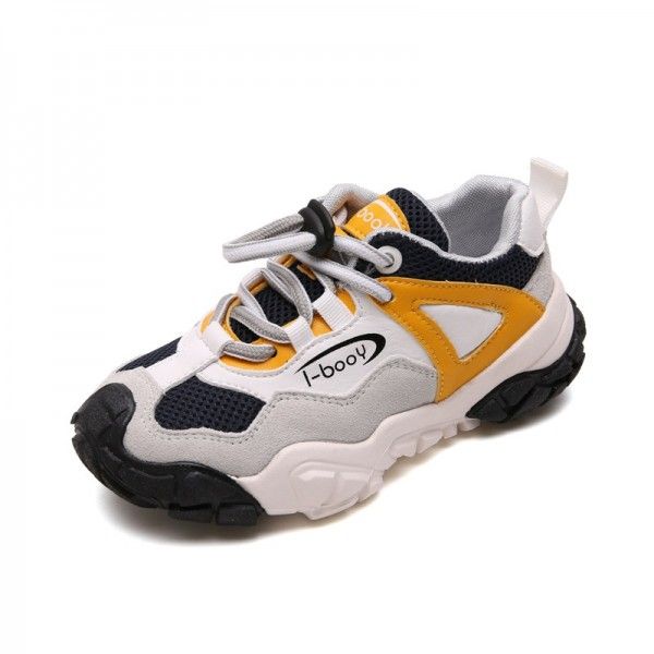 Children's shoes 2020 spring new children's sports shoes girl's Korean version of Laoda shoes boy's travel shoes student running trend
