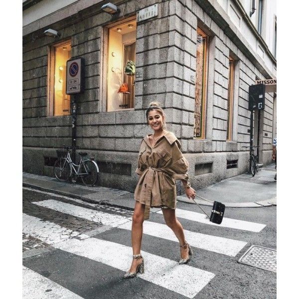 2020 spring foreign trade European and American women's new fashion waist long sleeve dress casual windbreaker coat women's hair
