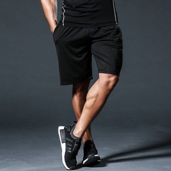 Spot sports shorts men's summer gym running fitness pants basketball pants quick drying and ventilating Muscle Men's training pants
