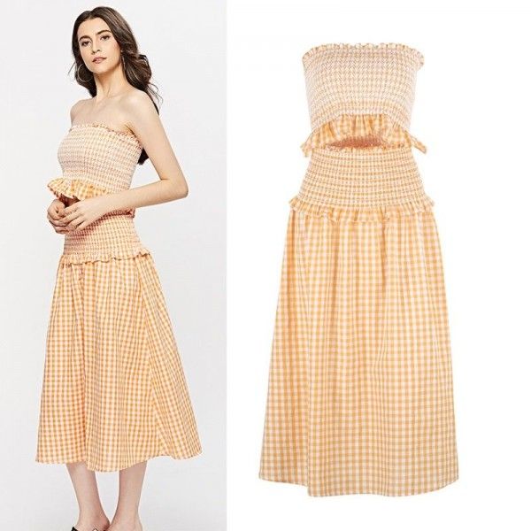 Summer fashion suit thousand bird pattern sleeveless vest half skirt pure cotton temperament casual small fragrance two piece skirt set
