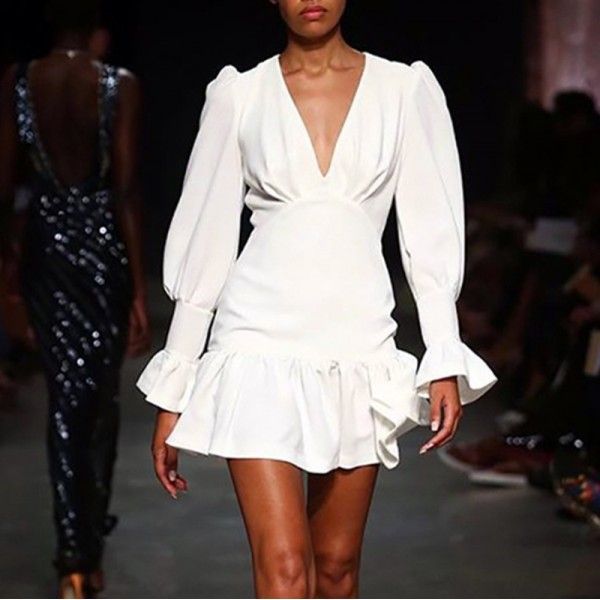 Cut off 2020 spring dress women's cross border New...