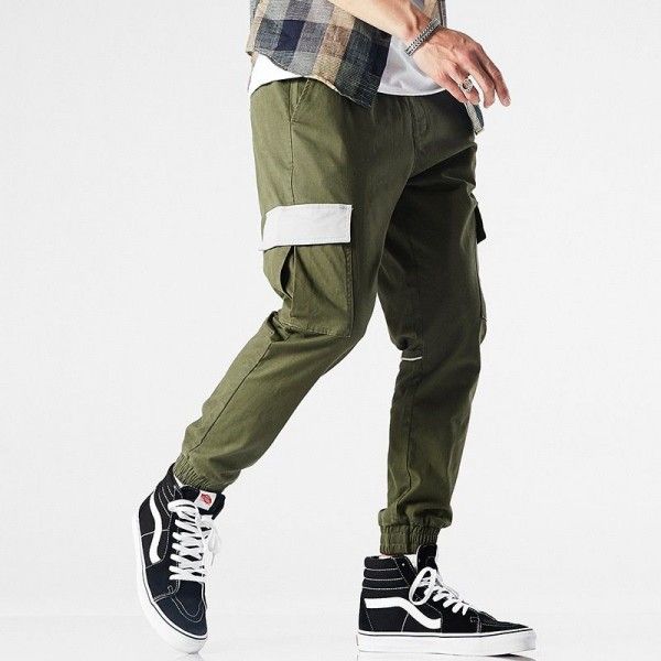 Spring 2020 new men's casual Leggings fashion brand men's loose casual camouflage Harun long pants
