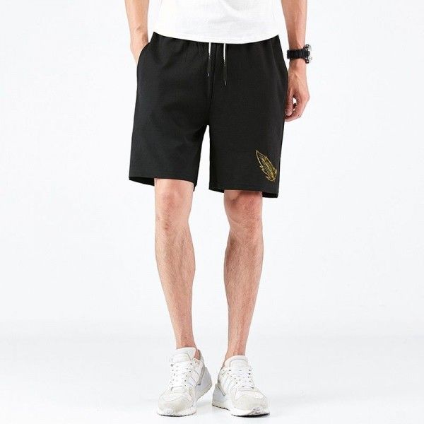Men's casual shorts summer new youth Korean slim fashion sports running straight tube ant Zou pants
