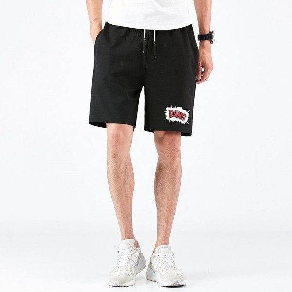 Men's casual shorts summer new youth Korean slim fashion sports running straight tube ant Zou pants
