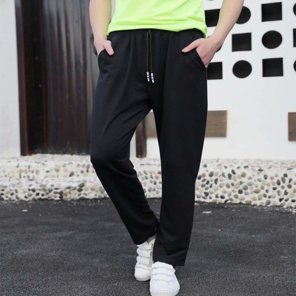 Spring and autumn new style leisure sports pants Korean cotton pants slim casual men's pants manufacturer wholesale customization
