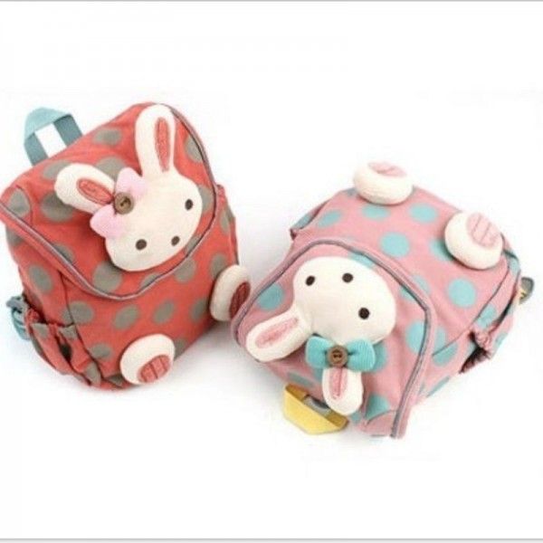 Cross border rabbit kindergarten schoolbag children's lost proof bag backpack schoolbag cotton cartoon Korean toy