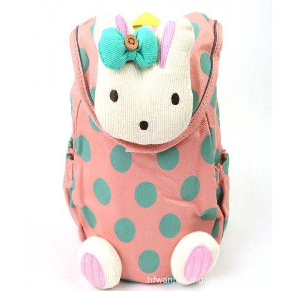 Cross border rabbit kindergarten schoolbag children's lost proof bag backpack schoolbag cotton cartoon Korean toy