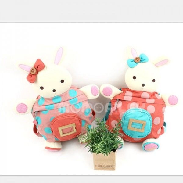 Cartoon toy four color bear backpack kindergarten ...