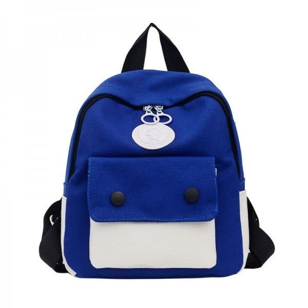 Summer super fire Mini Canvas Backpack for women 2019 new Korean version versatile cute student bag