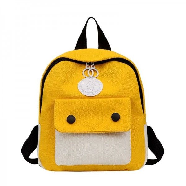 Summer super fire Mini Canvas Backpack for women 2019 new Korean version versatile cute student bag