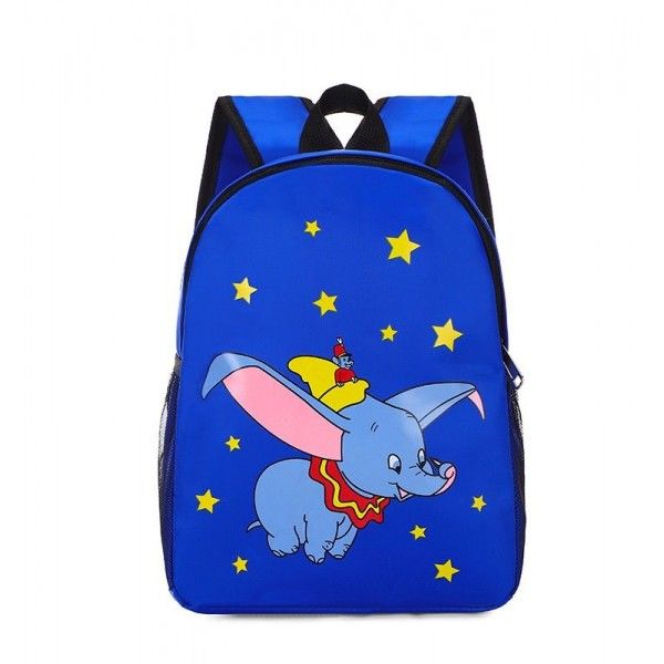 Canvas children's bag kindergarten backpack boys and girls children 3-5-6-8-year-old children's small and medium class schoolbag