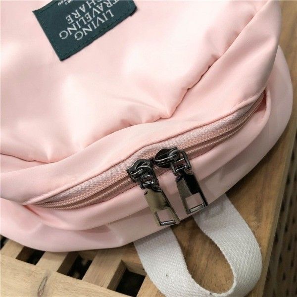 2019 new Korean college style art label student schoolbag Korean new leisure versatile backpack wholesale