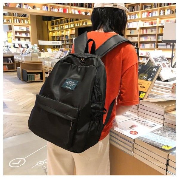 2019 new Korean college style art label student schoolbag Korean new leisure versatile backpack wholesale