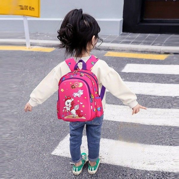 2019 new 1-5-year-old kindergarten schoolbag carto...