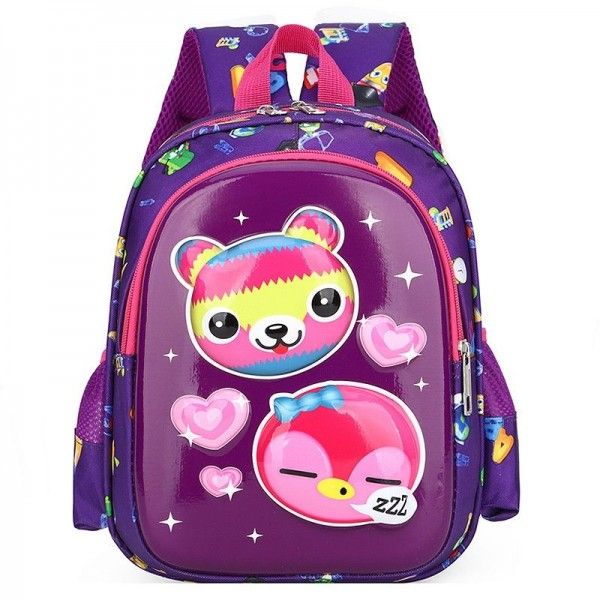 2019 new 1-5-year-old kindergarten schoolbag cartoon children's bag pressure shell lightening children's bag one replacement