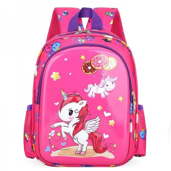 2019 new 1-5-year-old kindergarten schoolbag cartoon children's bag pressure shell lightening children's bag one replacement