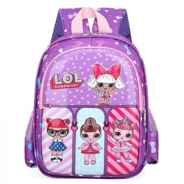 2019 new 1-5-year-old kindergarten schoolbag cartoon children's bag pressure shell lightening children's bag one replacement