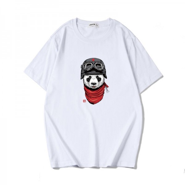 2020 summer new Japanese cartoon cartoon printed round neck T-shirt short sleeve lovers hip hop trend half sleeve T-shirt 