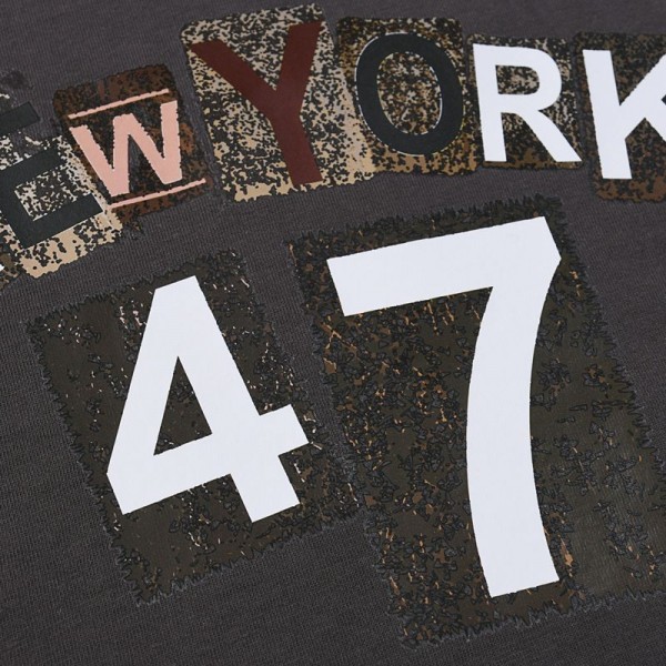 Men's T-shirt short sleeve 2020 spring and summer new cotton casual T-shirt fashion printing loose round neck bottomed shirt wholesale 
