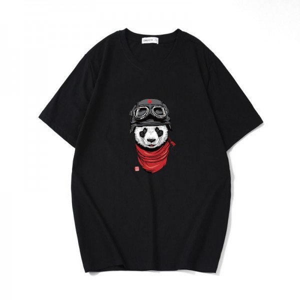 2020 summer new Japanese cartoon cartoon printed round neck T-shirt short sleeve lovers hip hop trend half sleeve T-shirt 