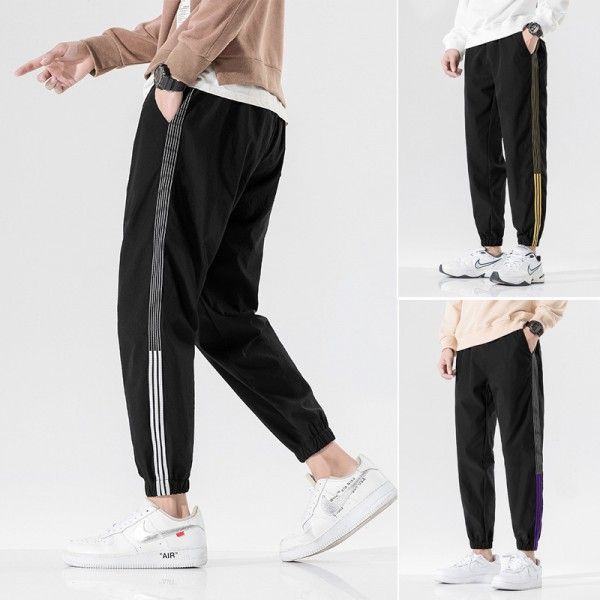 Autumn casual pants men's Korean fashion loose 9-p...