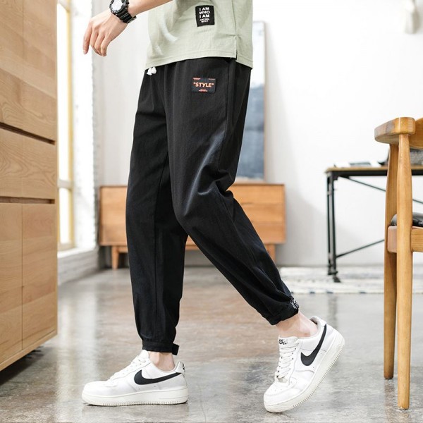 Men's pants casual pants men's 2020 autumn new loose Korean Capris trend corset harem Sweatpants 