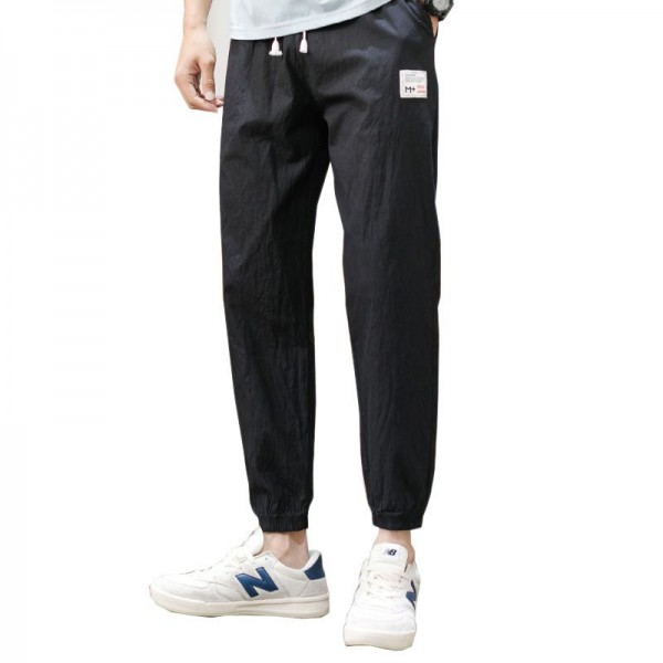 Casual pants men's autumn and winter sports Capris in 2020 