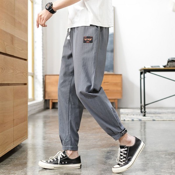 Men's pants casual pants men's 2020 autumn new loose Korean Capris trend corset harem Sweatpants 