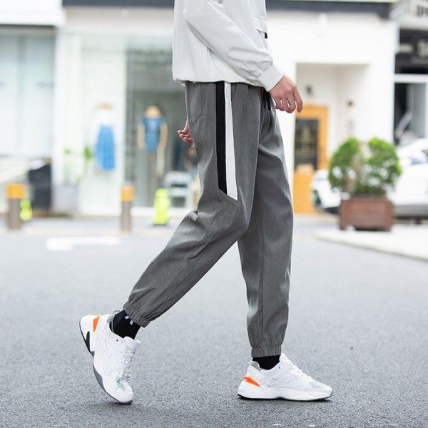 Casual pants men's 2020 spring and Autumn New Korean style fashion versatile men's loose sports Leggings 