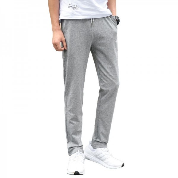 Men's sports pants summer thin loose straight casual pants trend slim student pants floor stand pants 