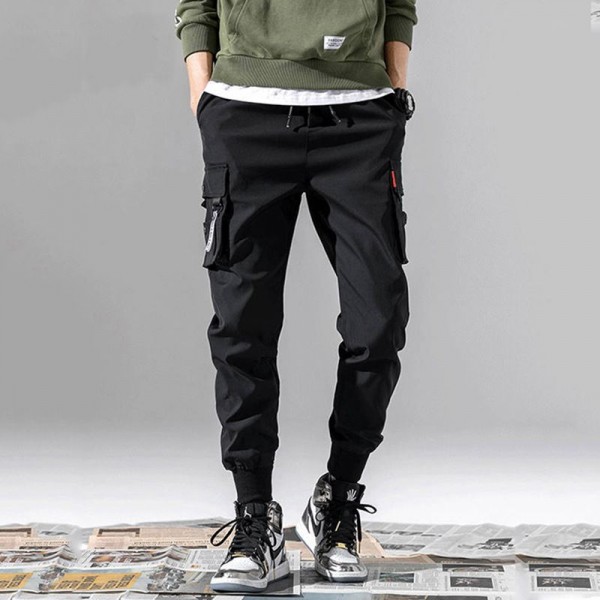 Corset overalls men's new casual pants in spring and Autumn