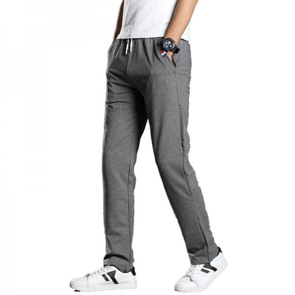 Men's casual pants loose straight pants sports pants youth pants spring and autumn new slim cotton pants men's wear 