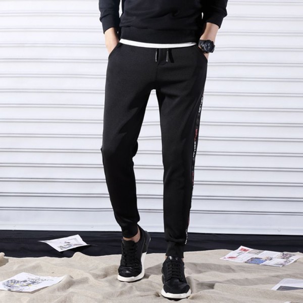 Spring and autumn new stall men's small foot sports casual pants for male students