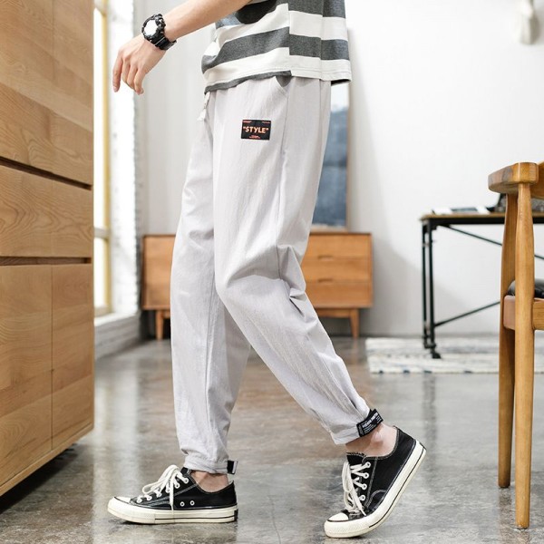 Men's pants casual pants men's 2020 autumn new loose Korean Capris trend corset harem Sweatpants 