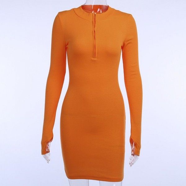 New long sleeve dress 93639p from Europe and America in spring 2020 