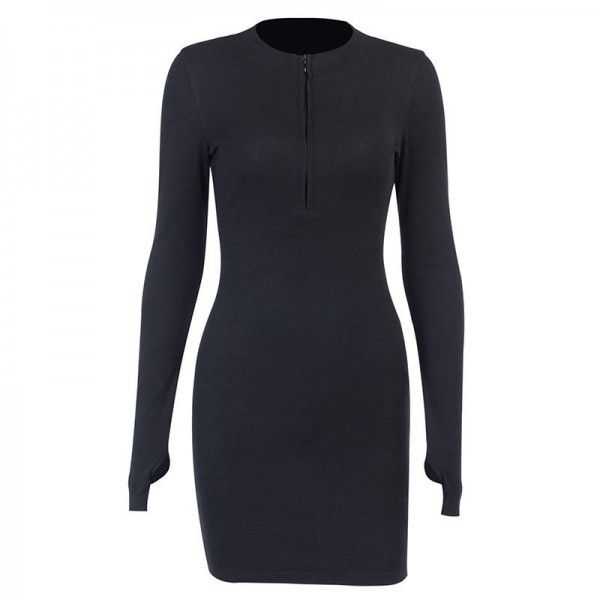 New long sleeve dress 93639p from Europe and America in spring 2020 