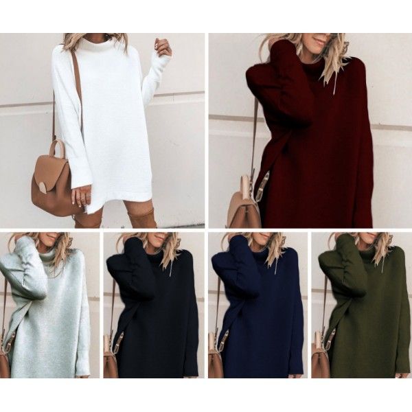 EBay express Europe women's autumn new high collar...
