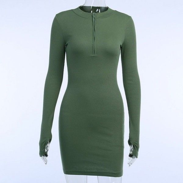 New long sleeve dress 93639p from Europe and America in spring 2020 