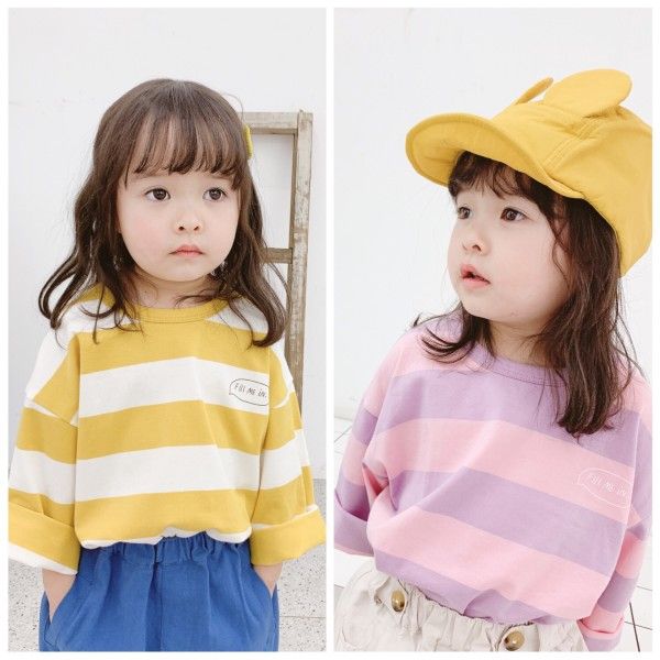 New autumn children's wear 2020 girls' Autumn T-sh...