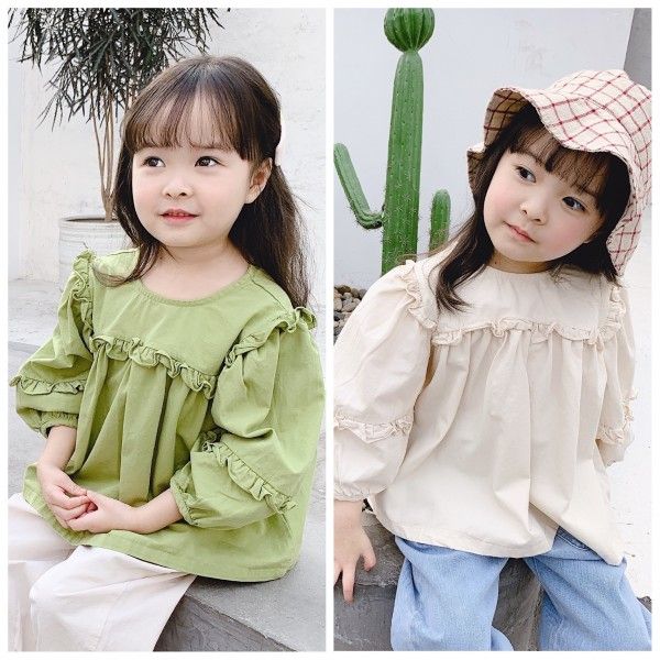 2020 children's spring new women's clothing Korean...