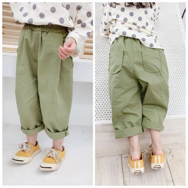 Autumn 2020 children's new children's Korean Harem Pants for boys and girls 19027 