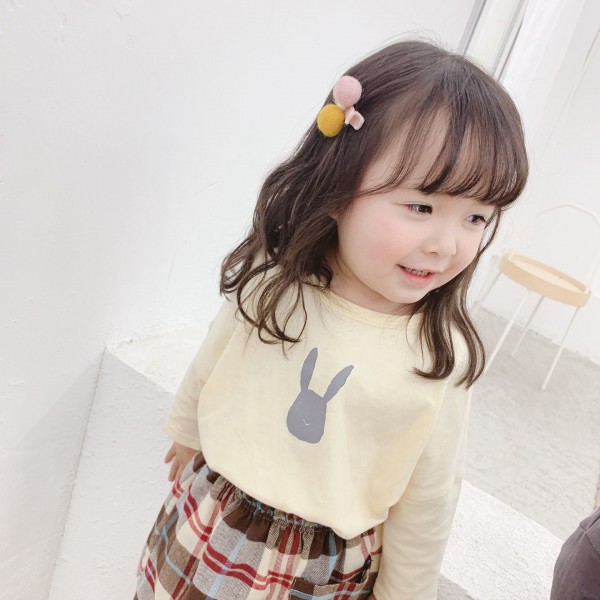 2020 autumn children's new children's cartoon Korean autumn T-shirt for boys and girls long sleeve bottomed shirt 19013 