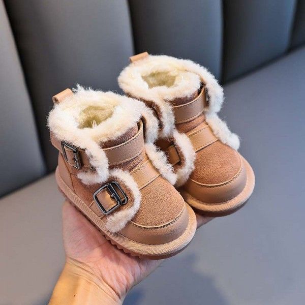 Baby snow boots baby soft soled walking shoes 1-3 ...