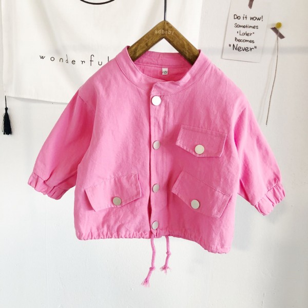 Girls' windbreaker jacket children's clothing spring 2020 Korean children's spring and autumn jacket 19702
