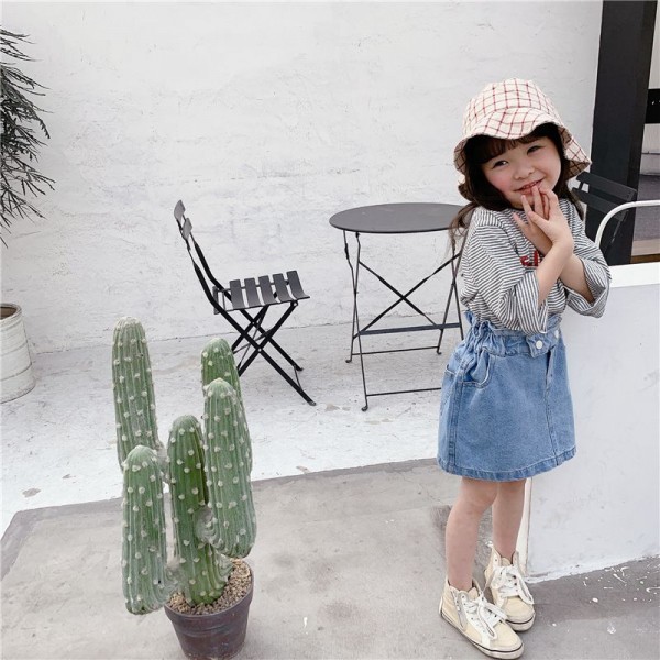 Autumn 2020 children's wear new girls' Korean denim skirt spring and autumn skirt 20188