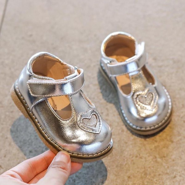 Girl's leather princess shoes newborn children's shoes 2020 spring and autumn soft soled 1-3 year old girl's shoes British style